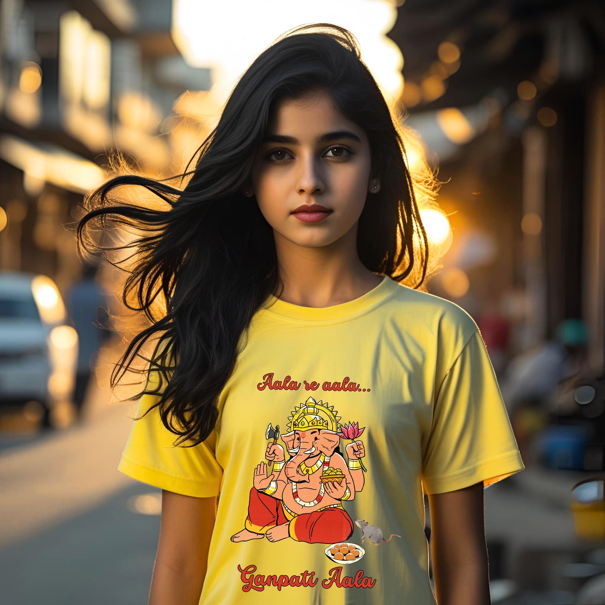 Aala re aala Ganpati aala | Ganesh Festival T-Shirts for All - T Bhai