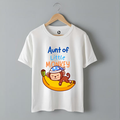 The Little Monkey | Personalized Relations Jungle Theme Matching Birthday Family T-Shirts