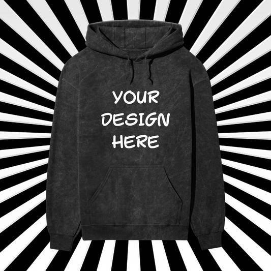 Custom Unisex Acid Washed Hoodie - T Bhai