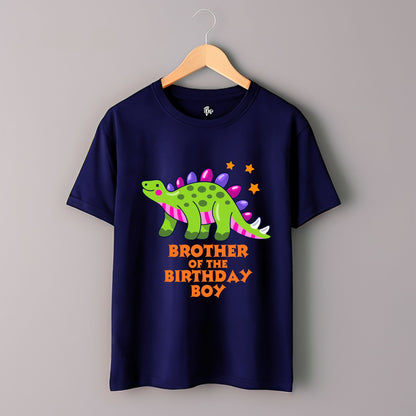 Custom Dino Theme Birthday T-Shirts for Family & Friends