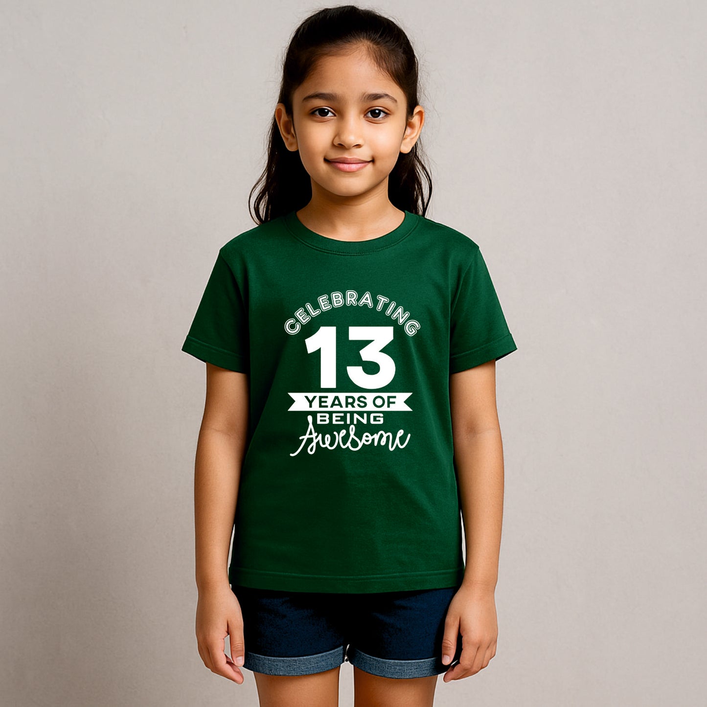 Celebrating 13 Years of Being Awesome | 13th Birthday T-Shirt