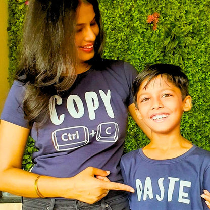 Customer Shared Picture of Copy Paste Ctrl C Ctrl V Matching Mother Son / Mother Daughter Combo T-Shirt - T Bhai