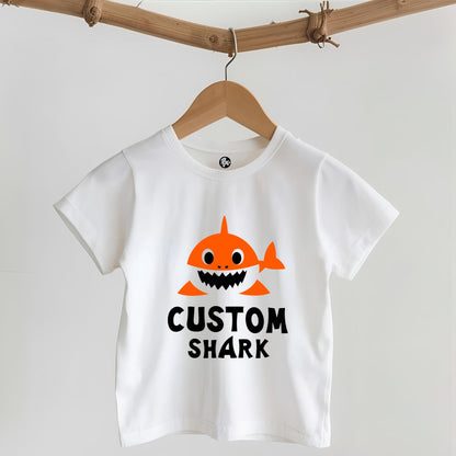 Custom Shark Theme Birthday T-Shirts - Brother Shark Sister Shark Aunty Shark