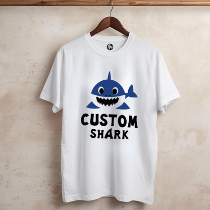 Custom Shark Theme Birthday T-Shirts - Brother Shark Sister Shark Aunty Shark