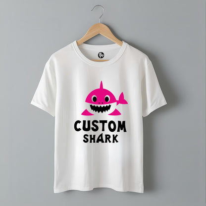 Custom Shark Theme Birthday T-Shirts - Brother Shark Sister Shark Aunty Shark
