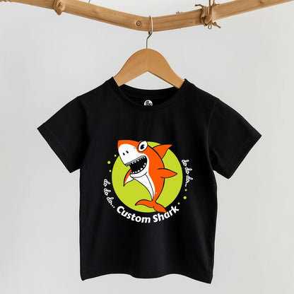 Personalize Shark Birthday Theme T-Shirts for Friends & Family