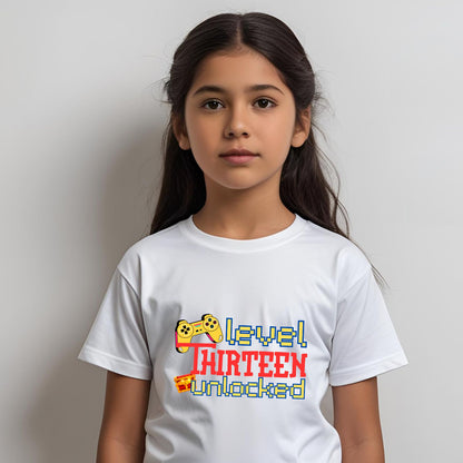 Level 13 Unlocked | Personalized Birthday T-Shirt for Gamers - T Bhai