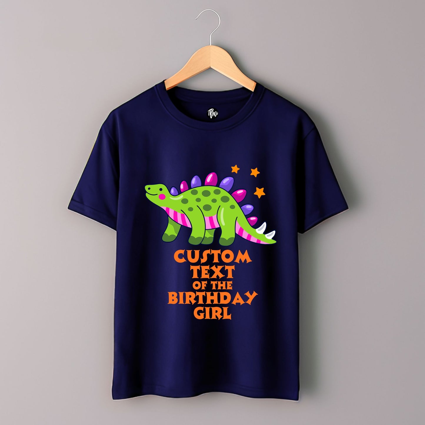 Custom Dino Theme Birthday T-Shirts for Family & Friends