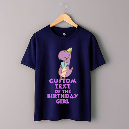Custom Dino Theme Birthday T-Shirts for Family & Friends