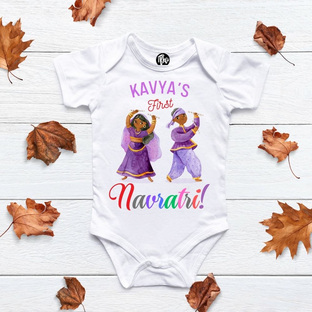 My First Navratri Personalized Onesie - T Bhai