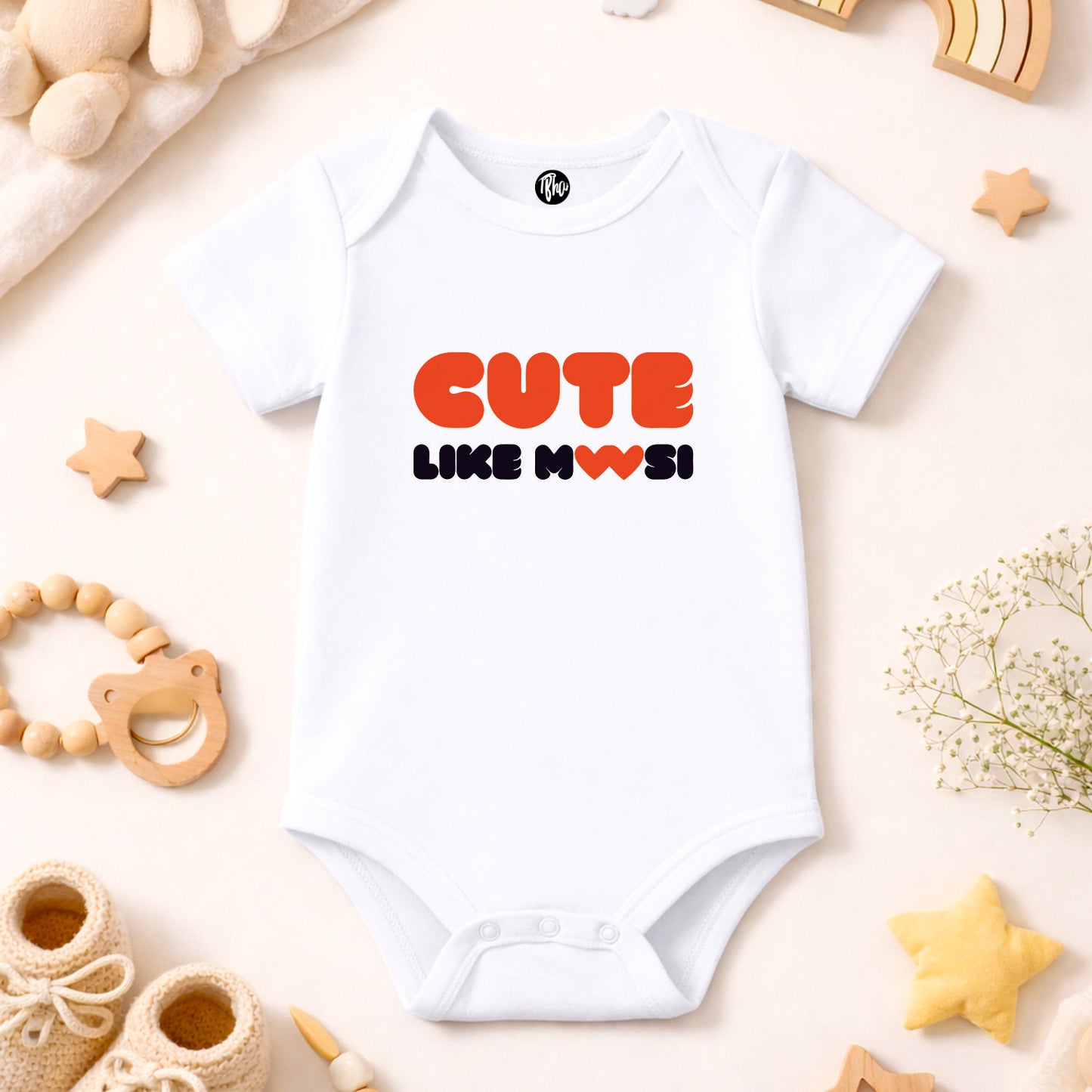 Cute Like My Maasi Bodysuit/Romper Gift for Babies