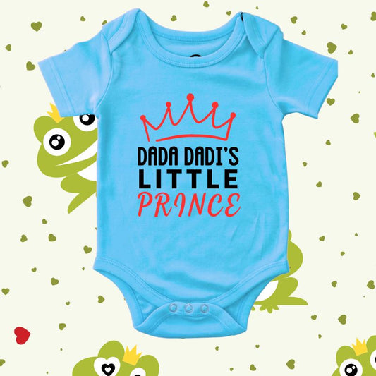 Dada Dadi's Little Prince Onesie for Babies - T Bhai