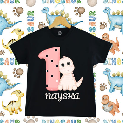 Monthly Birthday T-Shirts | 0-10 Months | Dino Theme T-Shirts for Babies - T Bhai