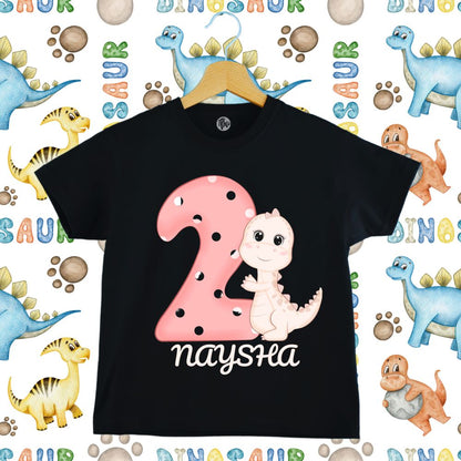 Monthly Birthday T-Shirts | 0-10 Months | Dino Theme T-Shirts for Babies - T Bhai