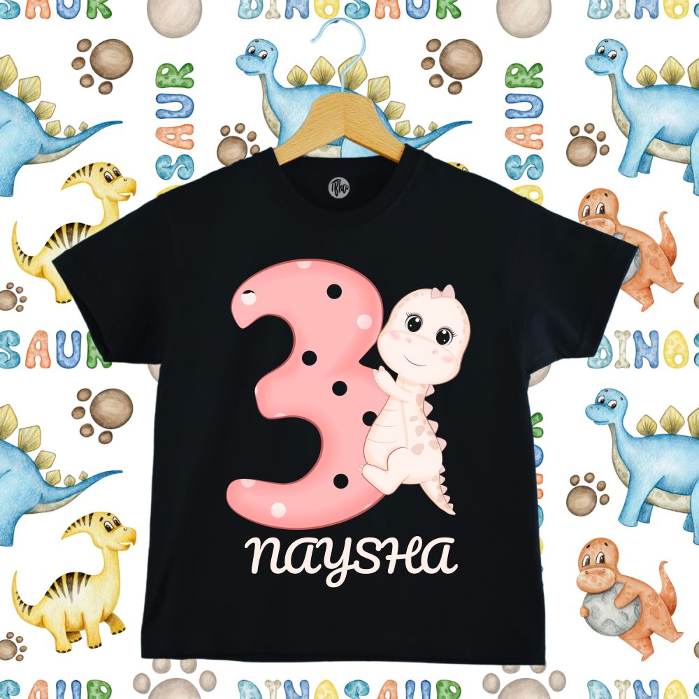 Monthly Birthday T-Shirts | 0-10 Months | Dino Theme T-Shirts for Babies - T Bhai