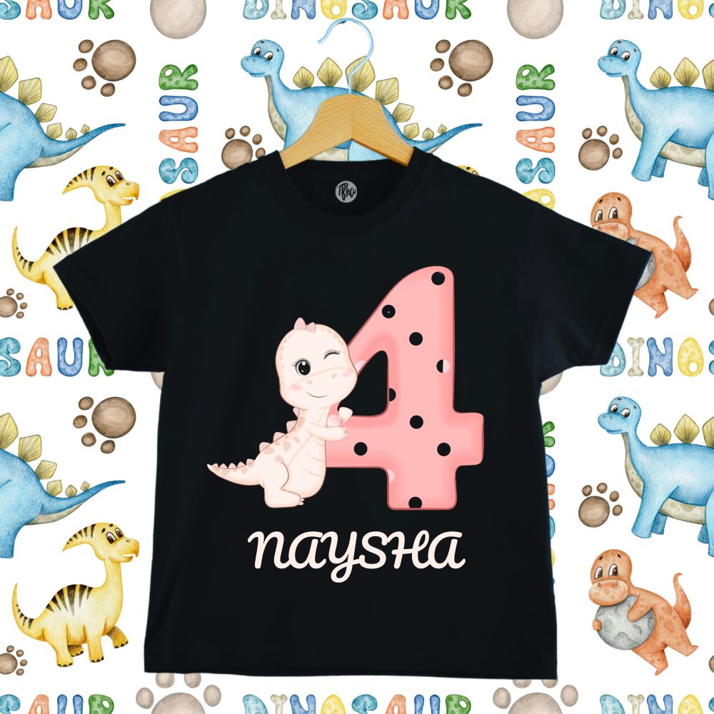 Monthly Birthday T-Shirts | 0-10 Months | Dino Theme T-Shirts for Babies - T Bhai