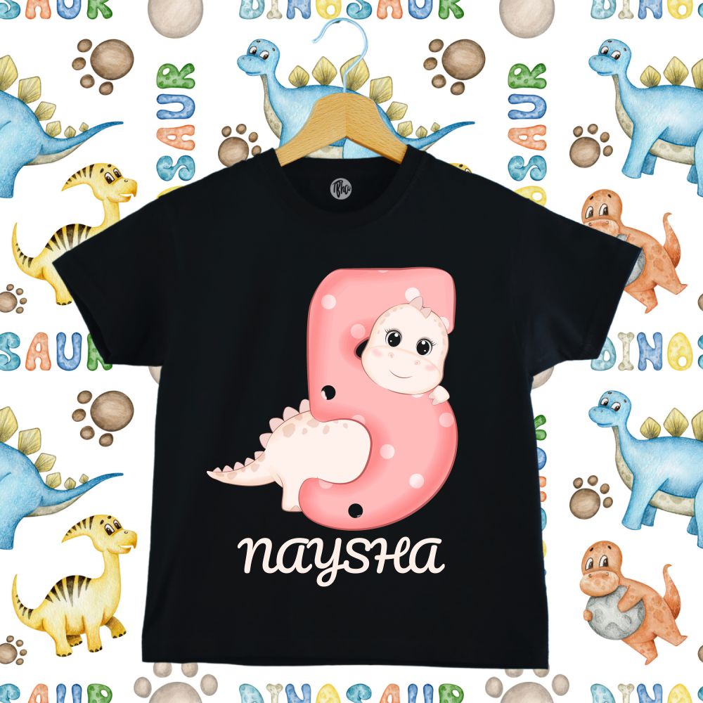 Monthly Birthday T-Shirts | 0-10 Months | Dino Theme T-Shirts for Babies - T Bhai