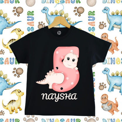 Monthly Birthday T-Shirts | 0-10 Months | Dino Theme T-Shirts for Babies - T Bhai
