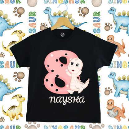 Monthly Birthday T-Shirts | 0-10 Months | Dino Theme T-Shirts for Babies - T Bhai