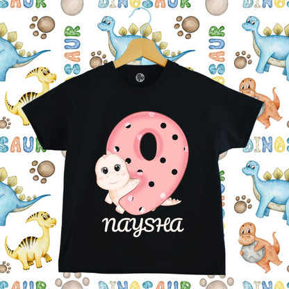 Monthly Birthday T-Shirts | 0-10 Months | Dino Theme T-Shirts for Babies - T Bhai