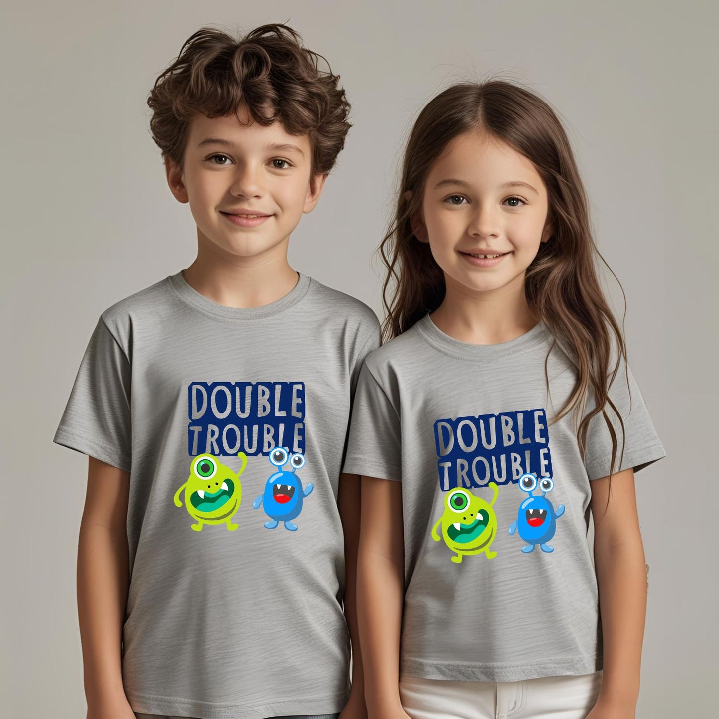 Double Trouble Sibling T-Shirts - T Bhai