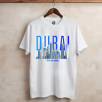 Dubai Skyline "Here We Come" Family Vacation T-Shirts