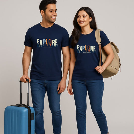 Explore The Great Adventure Vacation T-Shirts - T Bhai