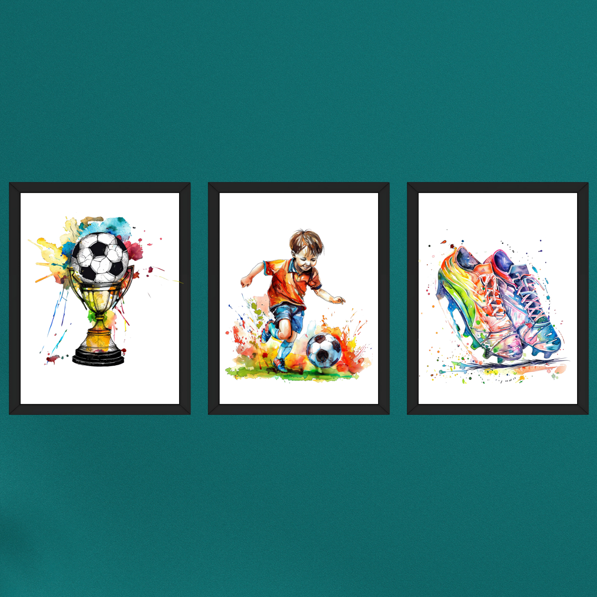 The Ultimate Football Fan's Set | Set of 3 Posters - T Bhai
