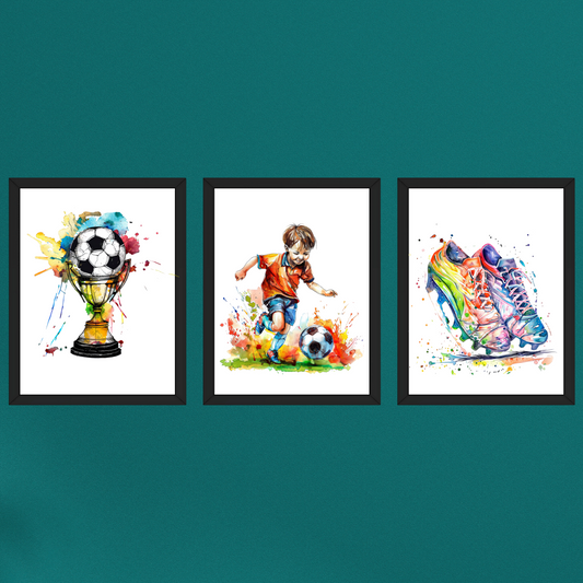 The Ultimate Football Fan's Set | Set of 3 Posters - T Bhai