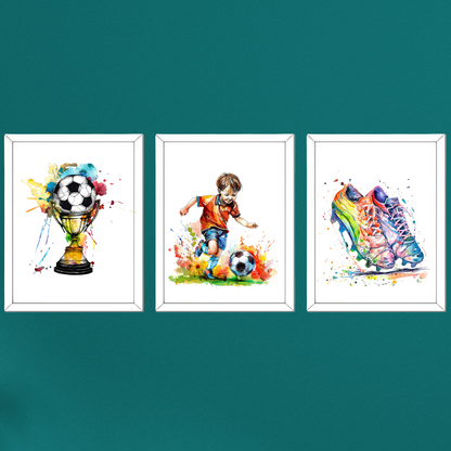 The Ultimate Football Fan's Set | Set of 3 Posters - T Bhai