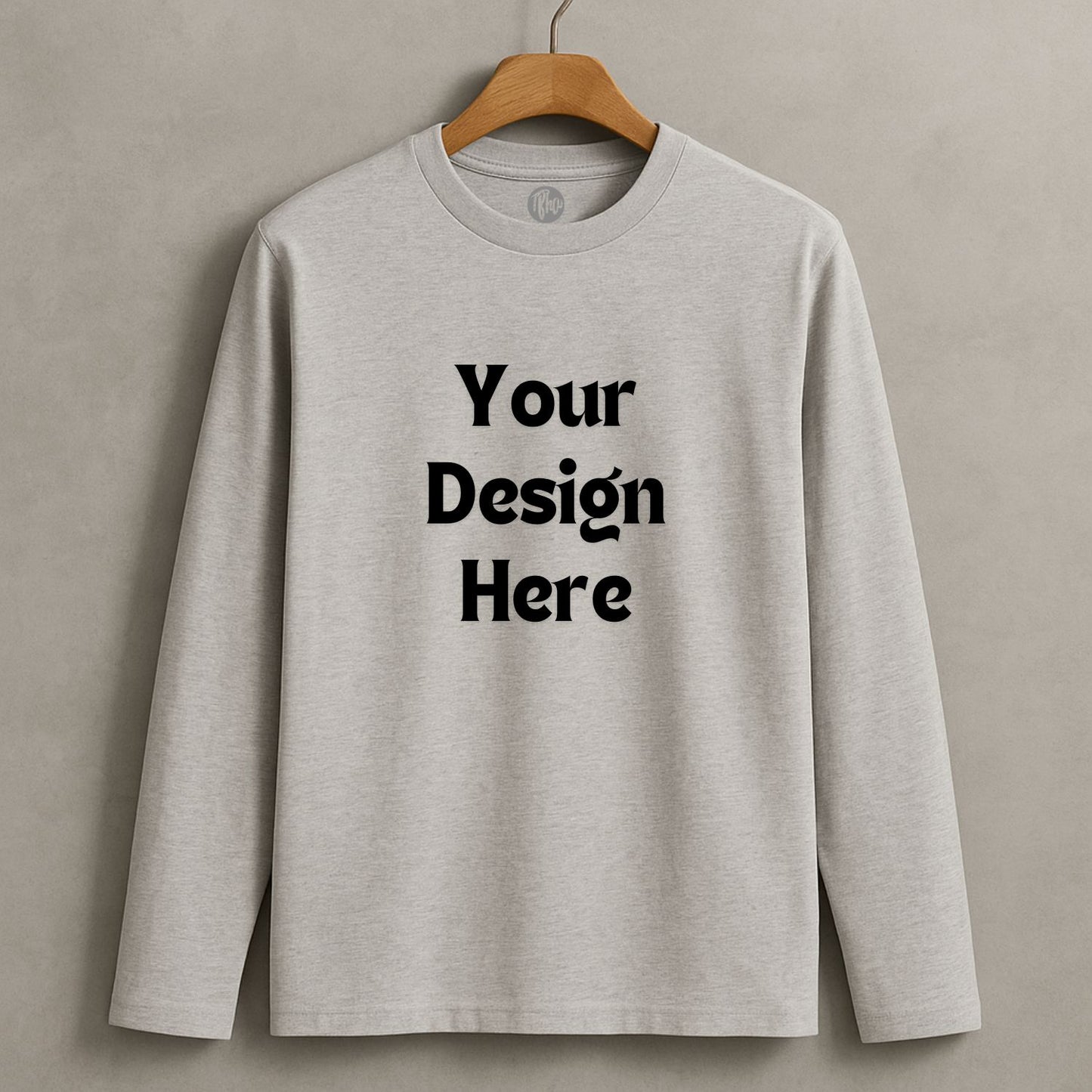 Custom Premium Pure Cotton Men Full Sleeves T-Shirts