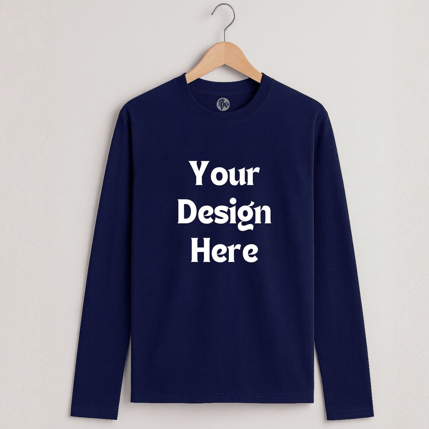 Custom Premium Pure Cotton Men Full Sleeves T-Shirts