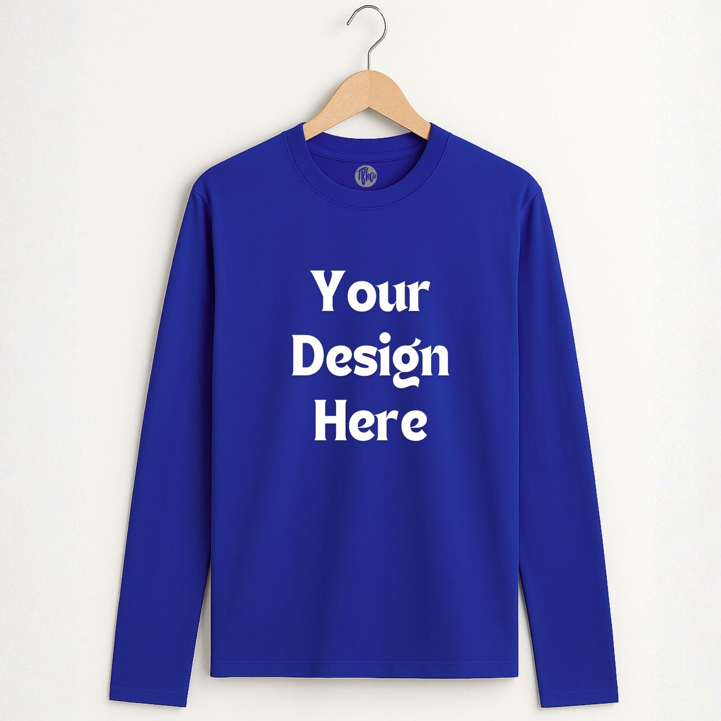 Custom Premium Pure Cotton Men Full Sleeves T-Shirts