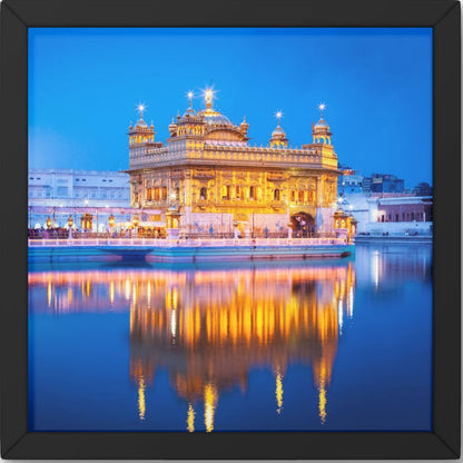 Nirbhau Nirvair: Golden Temple 3-Piece Framed Posters – Spiritual Home Decor