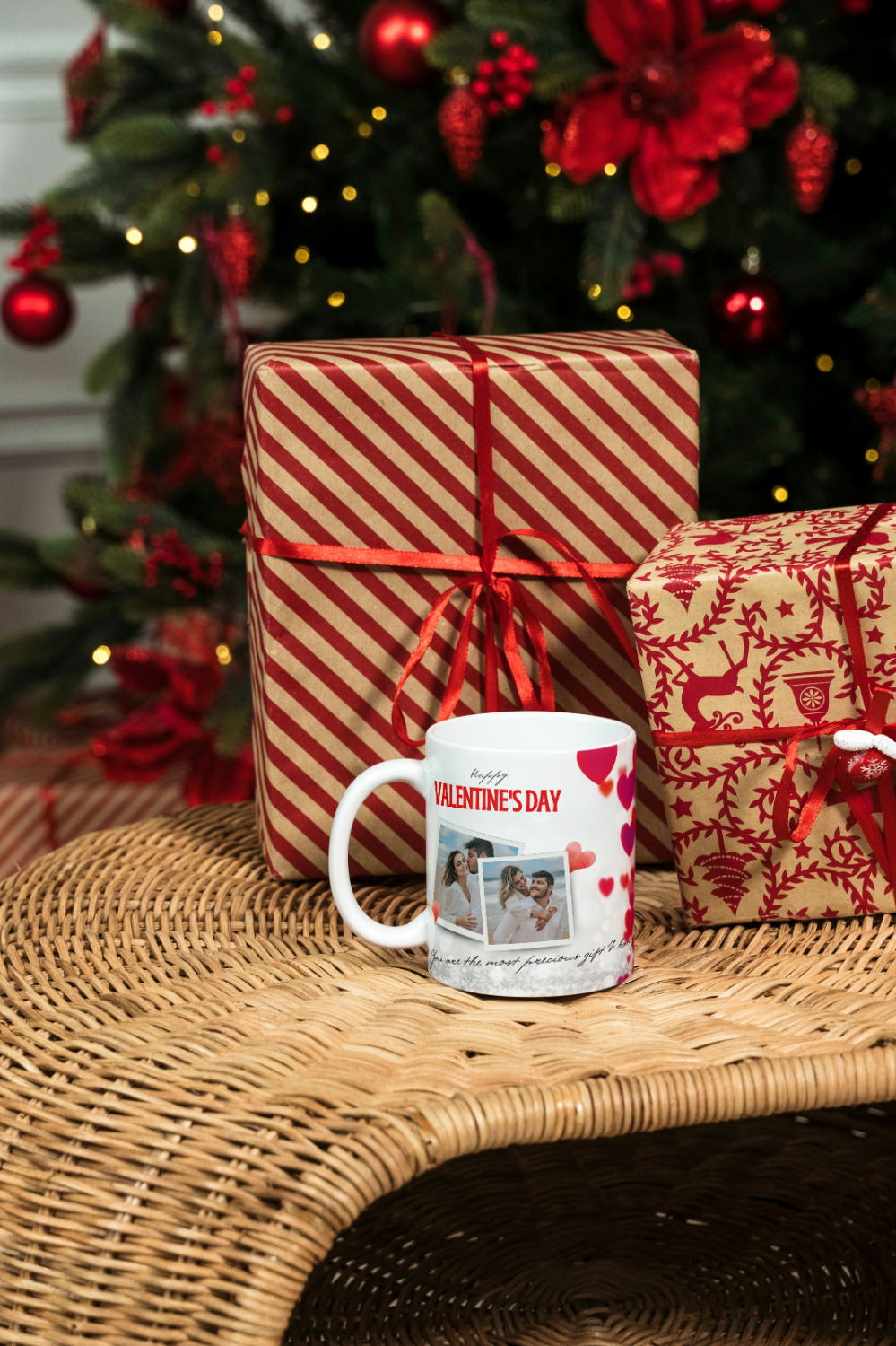 Custom Photo Printed Valentines Day Gift Mug - T Bhai
