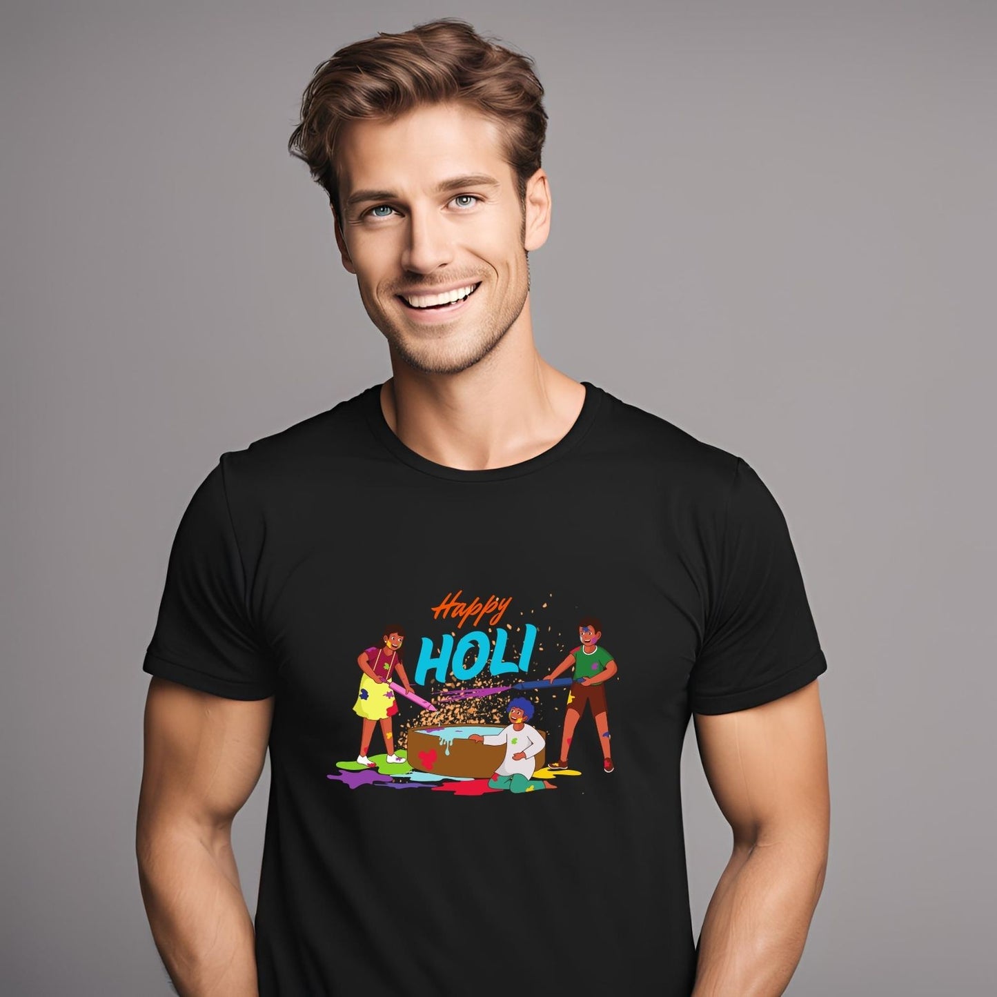 Happy Holi T-shirts For The Holi Tribe - T Bhai
