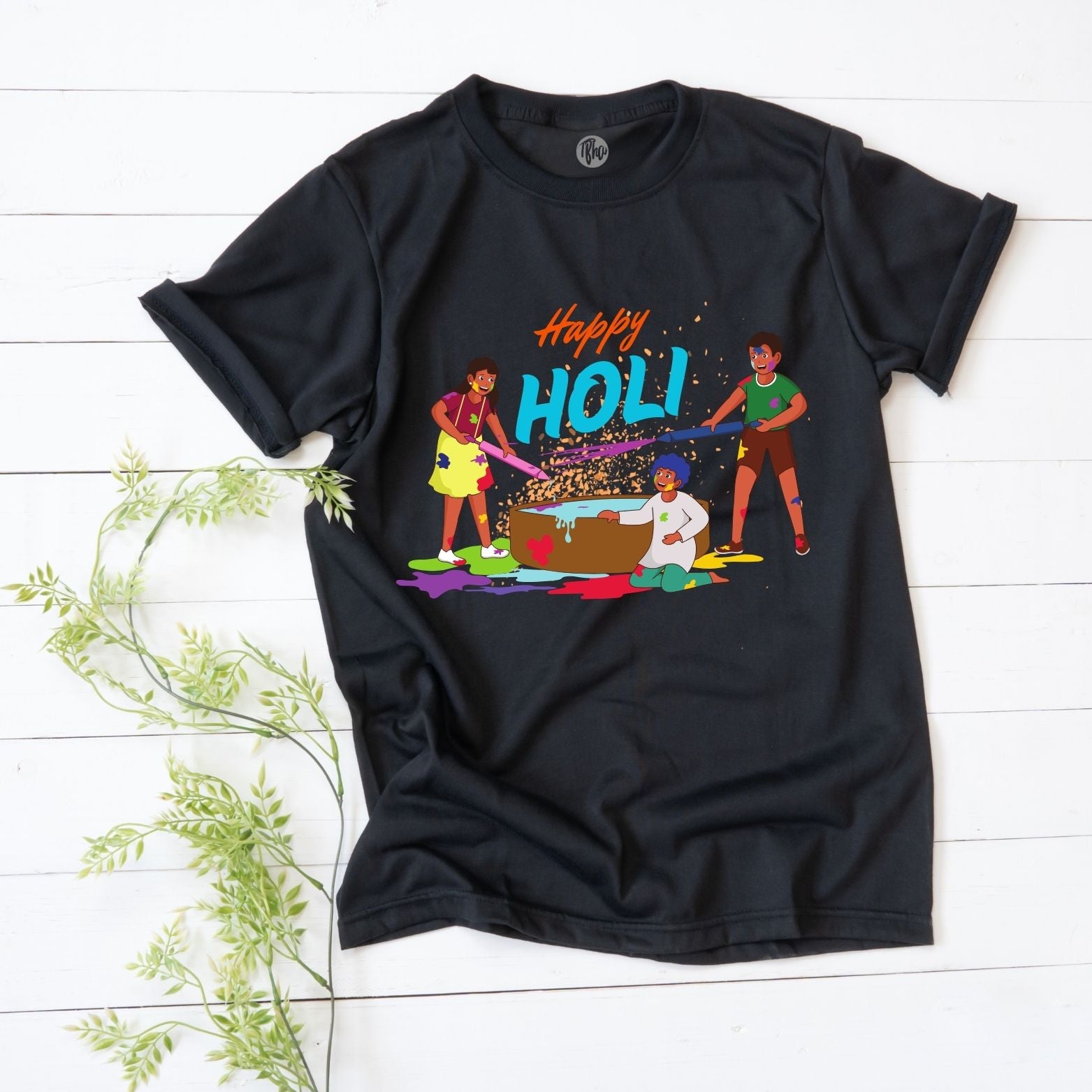 Happy Holi T-shirts For The Holi Tribe - T Bhai
