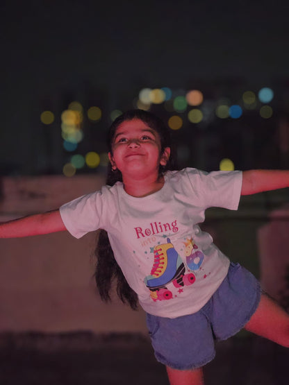 Rolling into 6 | Sixth Birthday T-Shirt | Ideal for Skate Lovers - T Bhai