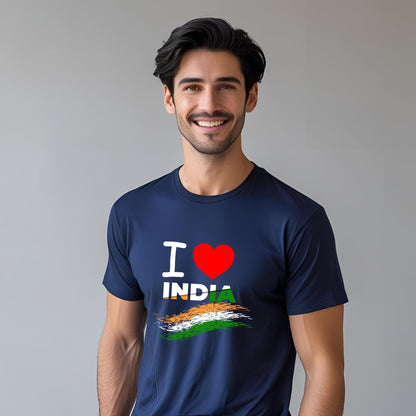 I Love India Independence Day T-Shirts - T Bhai