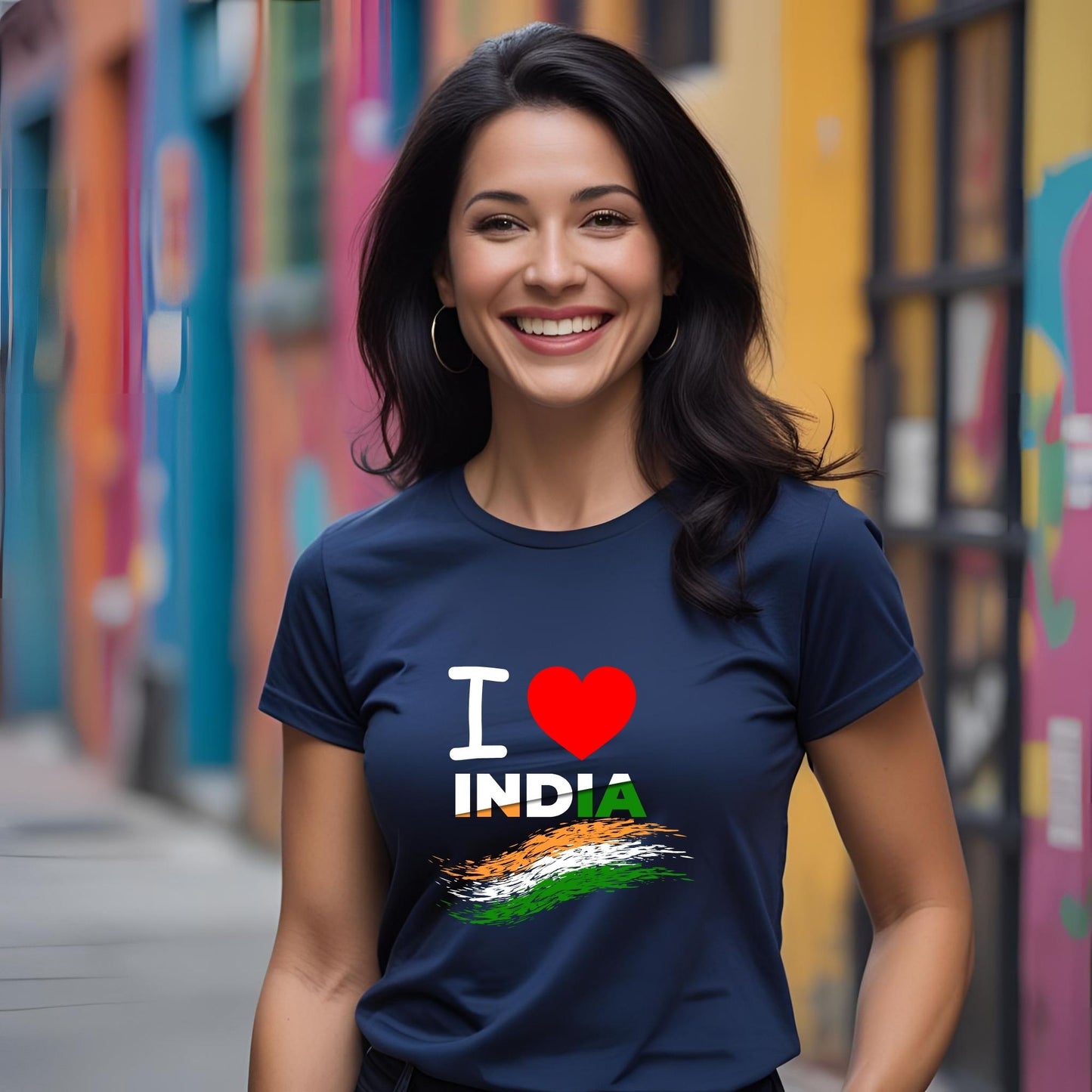 I Love India Independence Day T-Shirts - T Bhai