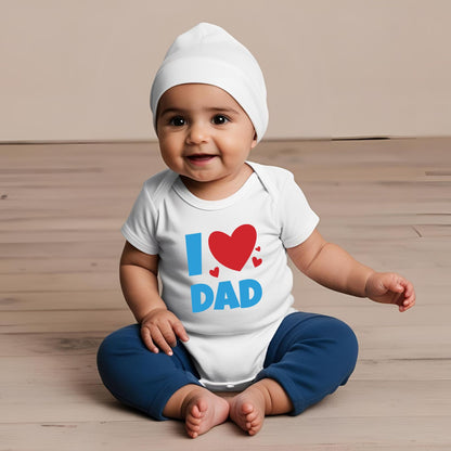 Custom I Love Dad Mom Onesie - T Bhai