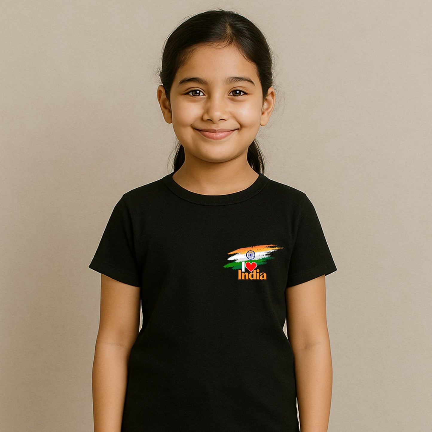 I Love India Logo Printed T-Shirt - T Bhai