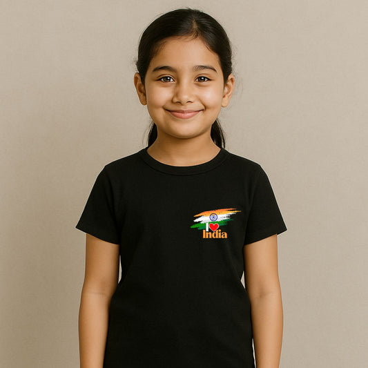 I Love India Logo Printed T-Shirt - T Bhai