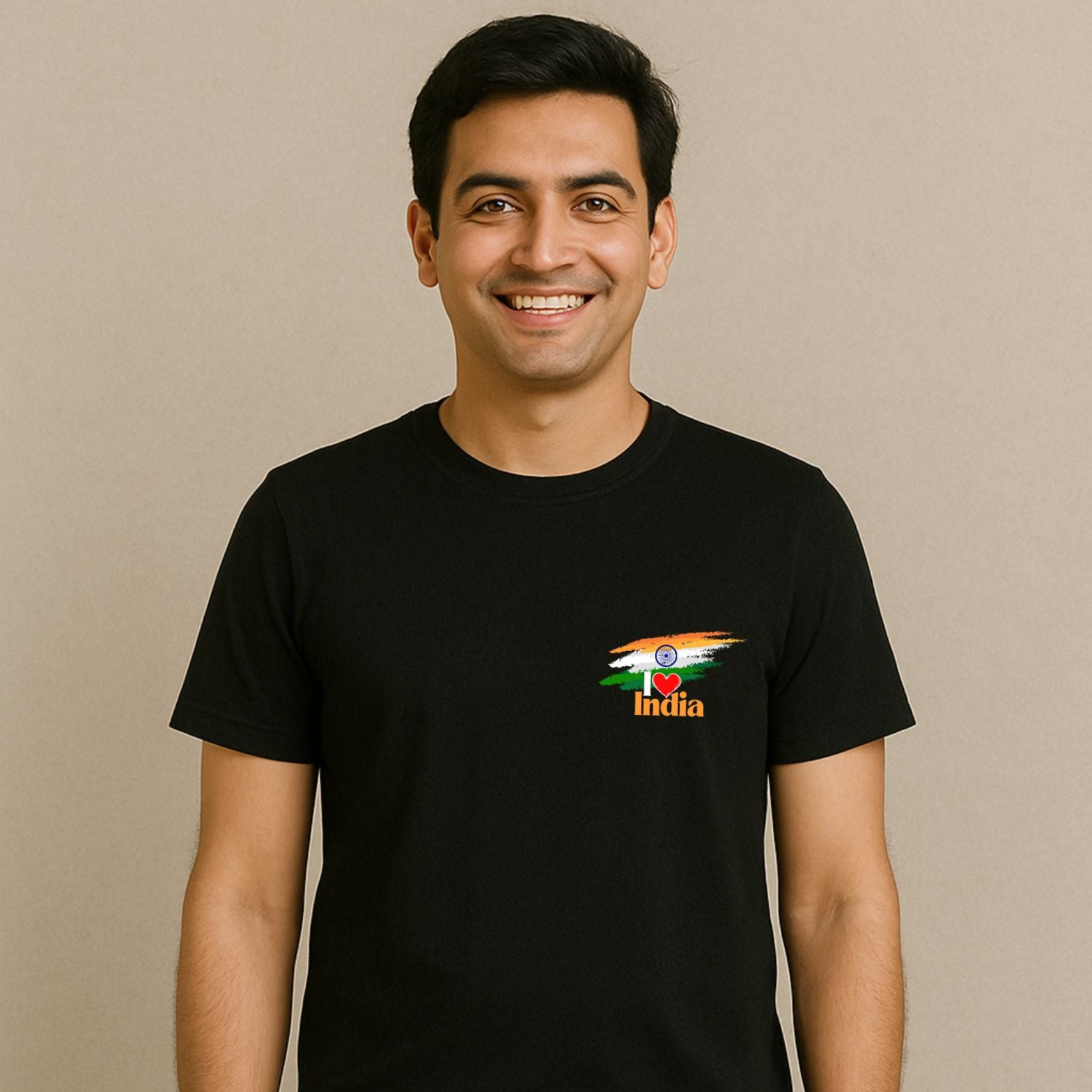 I Love India Logo Printed T-Shirt - T Bhai
