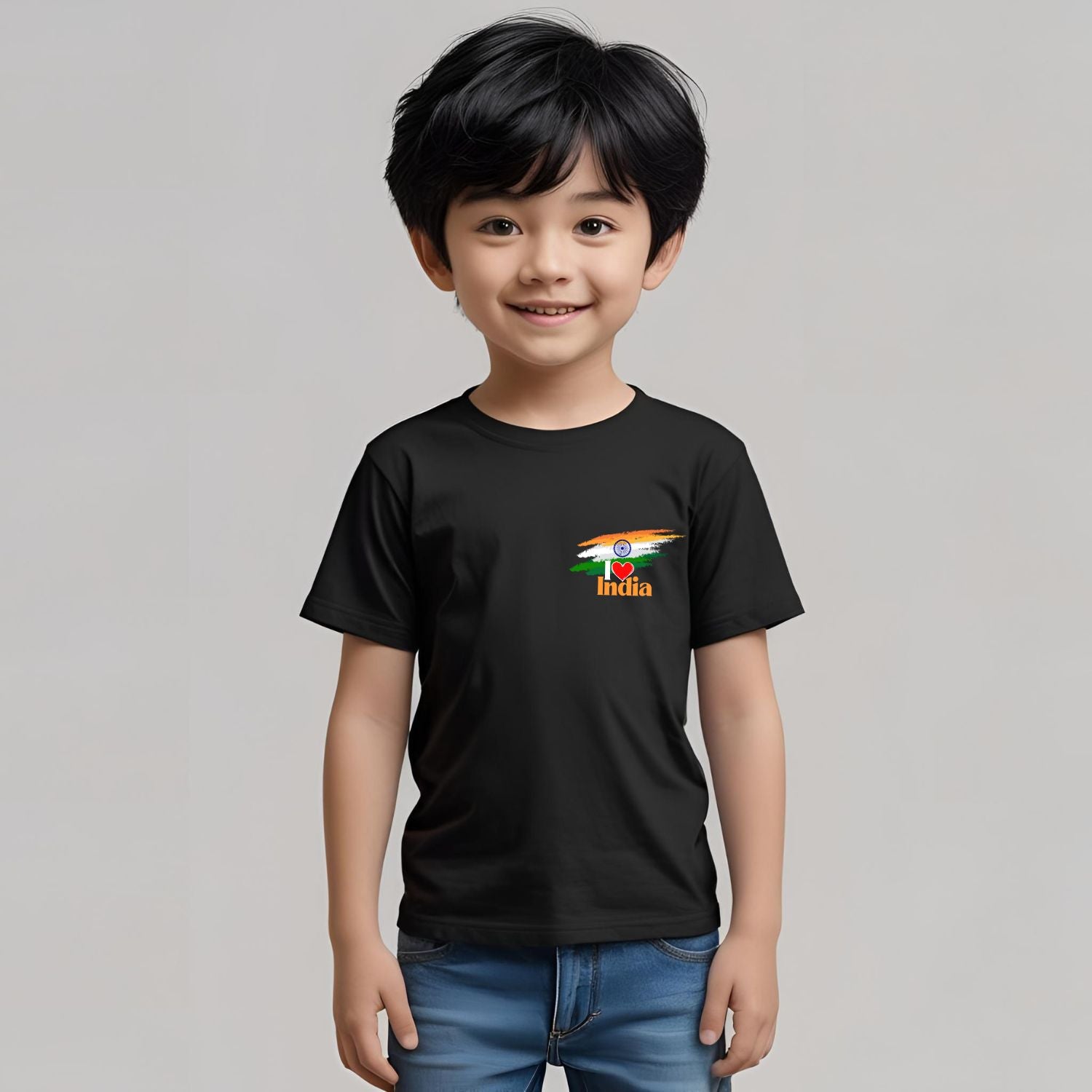 I Love India Logo Printed T-Shirt - T Bhai