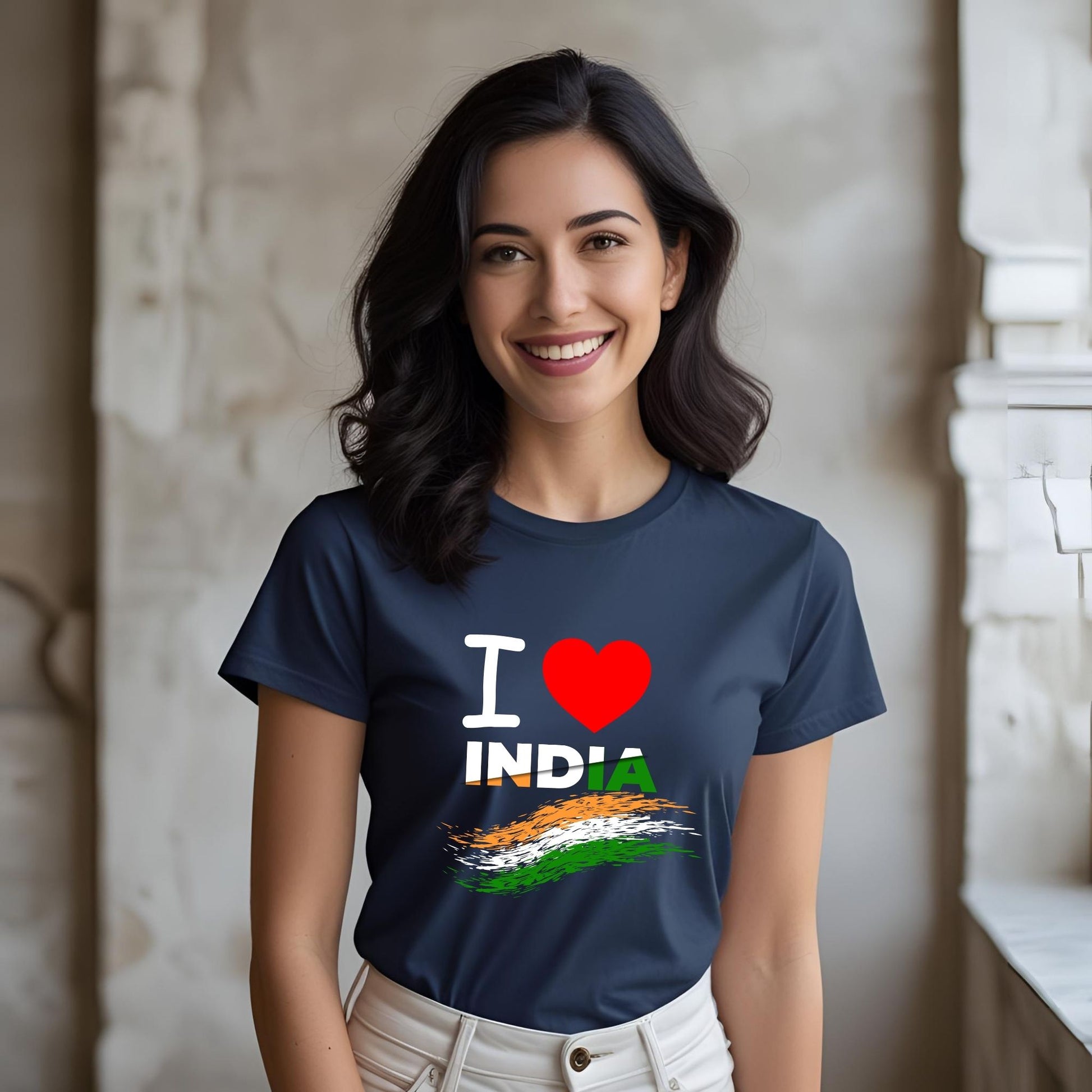 I Love India Independence Day T-Shirts - T Bhai
