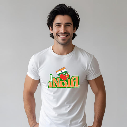 Love India Independence Day T-Shirts - T Bhai