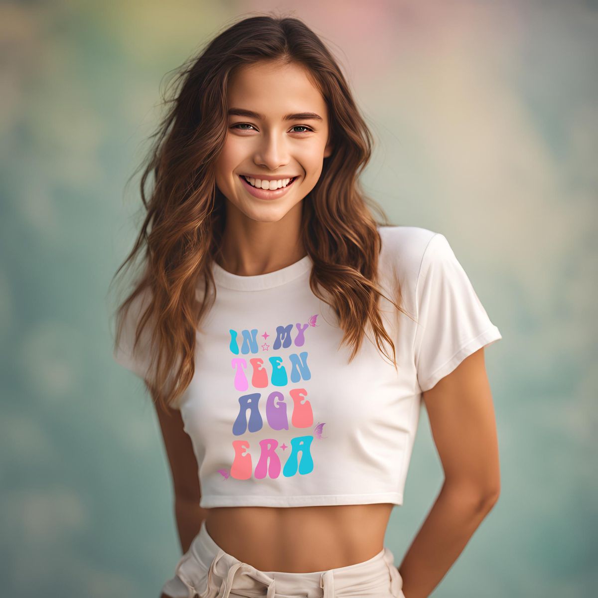 In My Teenage Era Crop Top | 13th Birthday Top - T Bhai