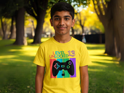 Level 13 Unlocked | 13th Birthday T-Shirt - T Bhai