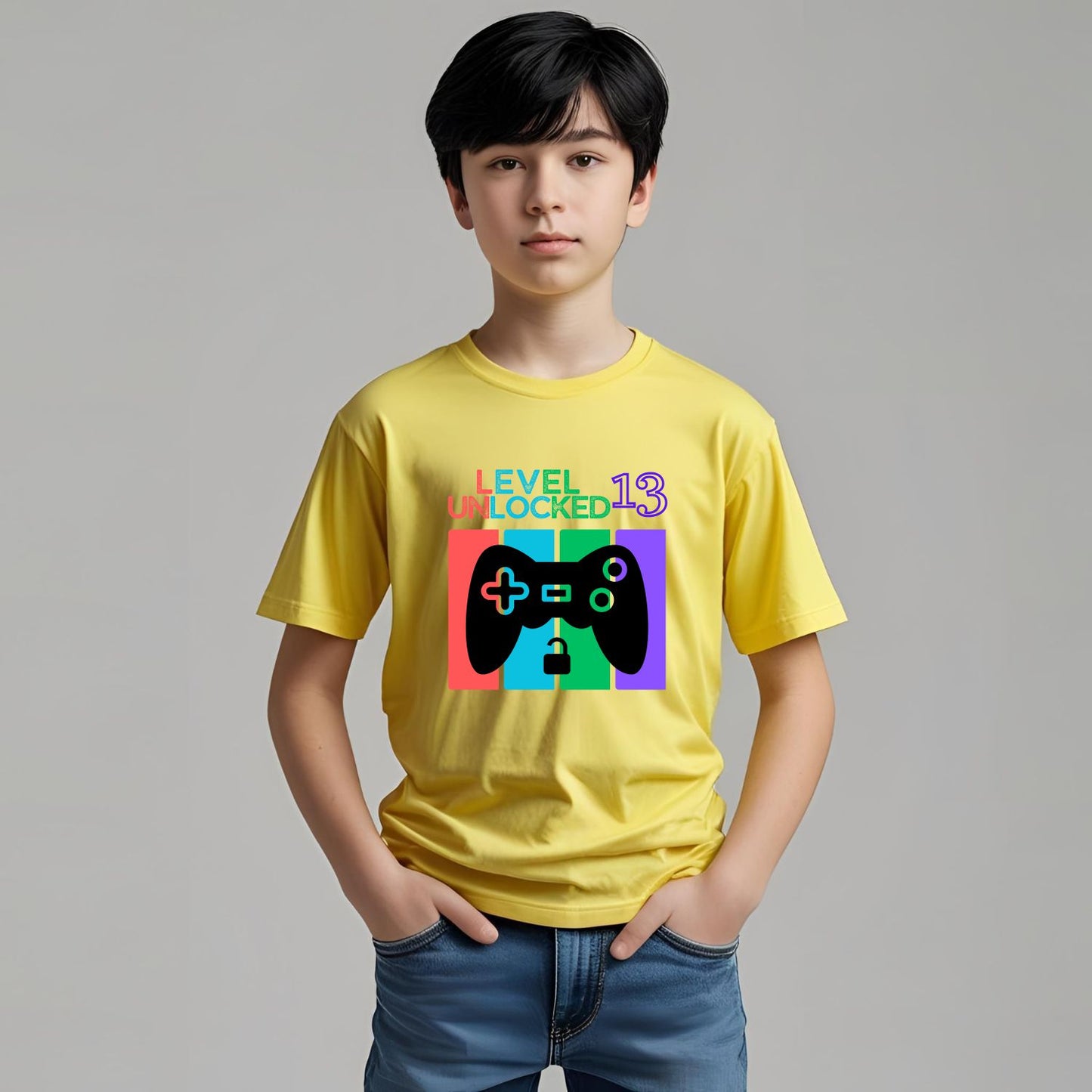 Level 13 Unlocked | 13th Birthday T-Shirt - T Bhai